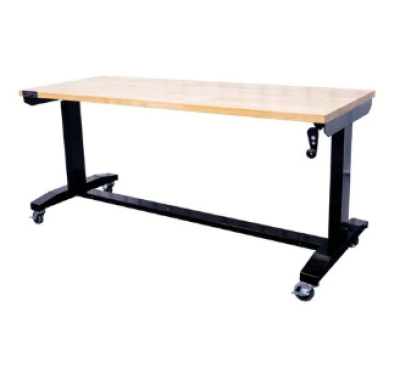 Bàn ghế kiểu Workbench chuyên dụng cơ khí thực hành cho giáo viên gồm 1 bàn, 1 ghế, có ngăn kéo, tấm che và bánh xe di chuyển